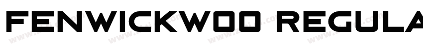 FenwickW00 Regular R字体转换